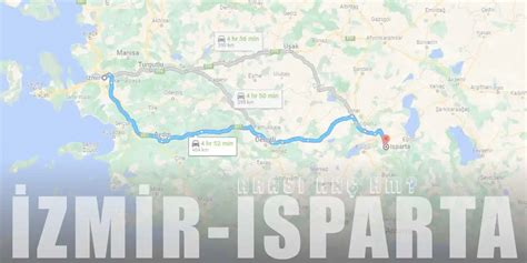 Isparta izmir arası kaç km